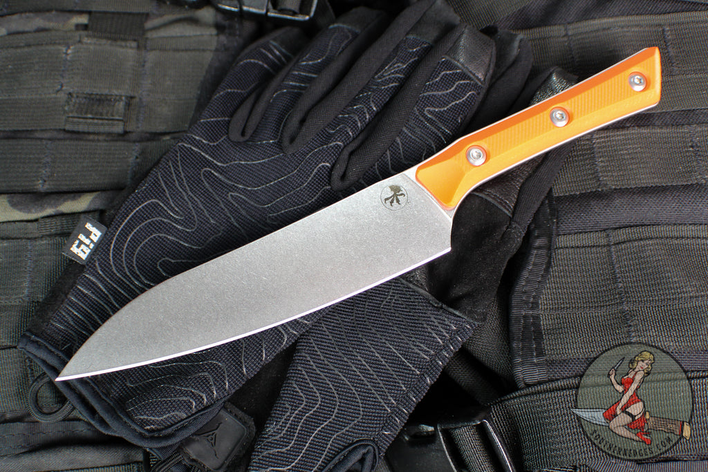 Microtech Cutlery- Utility 6"- Various G-10 Handle- Stonewash Blade 3400-10