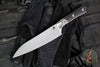 Microtech Cutlery- Utility 6"- Titanium Bolster- Various G-10 Handles- Stonewash Blade 3400B-10