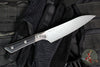 Microtech Cutlery- Utility 6"- Titanium Bolster- Various G-10 Handles- Stonewash Blade 3400B-10