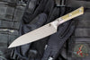 Microtech Cutlery- Utility 6"- Titanium Bolster- Various G-10 Handles- Stonewash Blade 3400B-10