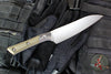 Microtech Cutlery- Utility 6"- Titanium Bolster- Various G-10 Handles- Stonewash Blade 3400B-10