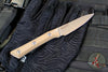 Microtech Cutlery- Pairing Knife 3.5"- Coyote Tan G-10 Handle- Stonewash Blade 3500-10 CE