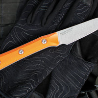 Microtech Cutlery- Pairing Knife 3.5"- Various G-10 Handles- Stonewash Blade 3500-10