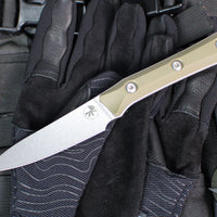 Microtech Cutlery- Pairing Knife 3.5"- Various G-10 Handles- Stonewash Blade 3500-10