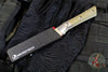 Microtech Cutlery- Pairing Knife 3.5"- Bead Blast Titanium Bolster- OD Green G-10 Handle- Stonewash Blade 3500B-10 OD