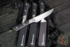 Microtech Cutlery- Steak Knife Set of Four 4.5"- Titanium Bolster- Various G-10 Handles- Stonewash Blade 3600B-10