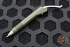 Microtech Siphon II- Stainless Steel- OD Green- Apocalyptic Hardware 401-SS-ODAP