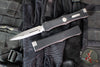 Microtech Nemesis- PROOF- Double Edge- Marfione Select- Black Handle- Stonewash Blade 52-10 MS1PR