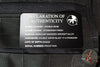 Microtech Nemesis- PROOF- Double Edge- Marfione Select- Black Handle- Stonewash Blade 52-10 MS1PR