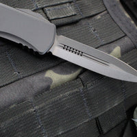 Microtech Hera OTF Knife- Shadow- Double Edge- Black With Black DLC Blade AND HW 702-1 DLCTSH
