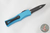 Microtech Hera- Double Edge- Turquoise Handle With Black Plain Edge Blade 702-1 TQ