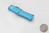 Microtech Hera- Double Edge- Turquoise Handle With Black Plain Edge Blade 702-1 TQ