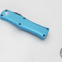 Microtech Hera- Double Edge- Turquoise Handle With Black Plain Edge Blade 702-1 TQ