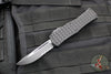 Microtech Hera OTF Knife- Frag- Tactical- Single Edge- Black Frag Handle- Black Part Serrated Edge 703-2 TFRS