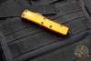 Microtech UTX-85 OTF Knife- Hellhound Edge- Orange Handle- Black Blade 719-1 ORS