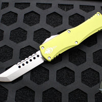 Microtech Hera OTF Knife- Hellhound Edge- OD Green Handle- Stonewash Standard 919-10 ODS