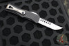 Microtech Hera OTF Knife- Hellhound Edge- Black Handle- Stonewash Standard 919-10 S