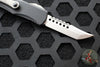 Microtech Hera OTF Knife- Hellhound Edge- Black Handle- Stonewash Standard 919-10 S