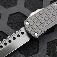 Microtech Hera OTF Knife- Hellhound Edge- Shadow Edition- Black Frag Handle- Black DLC Blade 919-1 DLCTFRSH