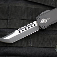 Microtech Hera OTF Knife- Hellhound Edge- Tactical- Black Handle- Black Blade 919-1 TS