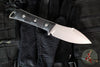 Microtech Borka Always Survive Fixed Blade- Single Edge- Black Handle- Stonewash Fixed Blade 96-10 BK