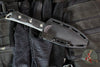 Microtech Borka Always Survive Fixed Blade- Single Edge- Black Handle- Stonewash Fixed Blade 96-10 BK