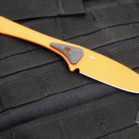 Benchmade Altitude Fixed Blade- Carbon Fiber Handle Panel- Orange Blade 15200ORG