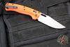 Benchmade Taggedout Axis Lock Folder- Orange Grivory Handle- Satin Finished Blade 15535