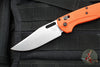 Benchmade Taggedout Axis Lock Folder- Orange Grivory Handle- Satin Finished Blade 15535