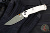 Benchmade Taggedout- Tan Grivory Handle- Green Cerakoted Elmax Steel Blade 15536GN-01