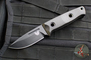 Benchmade MINI Bushcrafter Fixed Blade- Carbon Fiber Scale- Black Blade- Black Kydex Sheath Model 165BK