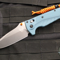 Benchmade 18060 Adira Axis Lock Folding Knife- Depth Blue Polymer Handle- Magnacut Stonewash Blade 18060