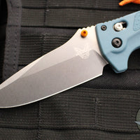 Benchmade 18060 Adira Axis Lock Folding Knife- Depth Blue Polymer Handle- Magnacut Stonewash Blade 18060