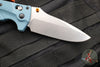 Benchmade 18060 Adira Axis Lock Folding Knife- Depth Blue Polymer Handle- Magnacut Stonewash Blade 18060