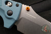 Benchmade 18060 Adira Axis Lock Folding Knife- Depth Blue Polymer Handle- Magnacut Stonewash Blade 18060