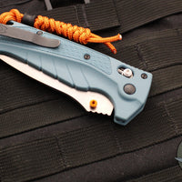 Benchmade 18060 Adira Axis Lock Folding Knife- Depth Blue Polymer Handle- Magnacut Stonewash Blade 18060