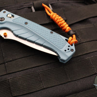 Benchmade 18060 Adira Axis Lock Folding Knife- Depth Blue Polymer Handle- Magnacut Stonewash Blade 18060