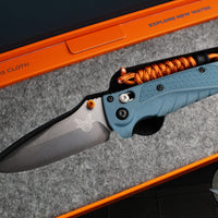 Benchmade 18065 Adira Axis Lock Folding Knife- MINI- Depth Blue Polymer Handle- Magnacut Stonewash Blade 18065