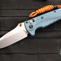 Benchmade 18065 Adira Axis Lock Folding Knife- MINI- Depth Blue Polymer Handle- Magnacut Stonewash Blade 18065