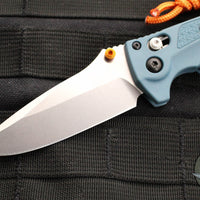 Benchmade 18065 Adira Axis Lock Folding Knife- MINI- Depth Blue Polymer Handle- Magnacut Stonewash Blade 18065