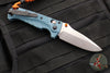 Benchmade 18065 Adira Axis Lock Folding Knife- MINI- Depth Blue Polymer Handle- Magnacut Stonewash Blade 18065