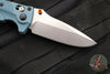 Benchmade 18065 Adira Axis Lock Folding Knife- MINI- Depth Blue Polymer Handle- Magnacut Stonewash Blade 18065