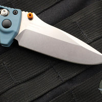 Benchmade 18065 Adira Axis Lock Folding Knife- MINI- Depth Blue Polymer Handle- Magnacut Stonewash Blade 18065