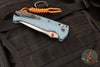 Benchmade Adira Axis Lock Folding Knife- Depth Blue Polymer Handle- Magnacut Stonewash Serrated Blade 18060S