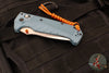 Benchmade Adira Axis Lock Folding Knife- Depth Blue Polymer Handle- Magnacut Stonewash Serrated Blade 18060S