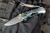 Benchmade 18065-ABEL1 Adira Axis Lock Folding Knife- MINI- Abel Collaborative Limited Edition- Special Abels Finished Aluminum Handle- Stonewash Magnacut Blade 18065-ABEL1