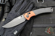Benchmade Crooked River- Black Micarta Scale- Burnt Copper Finished Aluminum Bolster- Black Stonewash Blade 15080BK-04