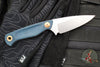 Benchmade Dacian Fixed Blade- Blue Denim Micarta Handle Scale- Stonewash Blade  203-04