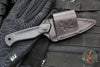 Benchmade Dacian Fixed Blade- Black Micarta Handle Scale- Black Cerakoted Blade 203BK-02