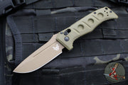 Benchmade Mini Adamas- OTS Auto- Axis Lock- OD Green G-10 with Tan Blade  2730FE-2